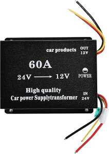 DC-DC Ro[^[ 24V  12V 60A fRfR ϊ d ϊ pt@ ψ q[Yt obNAbv @\t ^ gbN