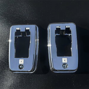 日野 17プロフィア /エアループプロフィア 17レンジャー エアループレンジャー メッキ サイドマーカーベース ドアマーカー 台座 左右セット 灯火規制後 H22.4頃〜H29.5