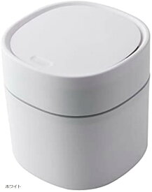 卓上ゴミ箱 ふた付き スリム おしゃれ 小さい ミニダストボックス ワンプッシュ 回転フタ ブルー 回転フタ ホワイト