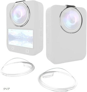 DJI Osmo360 �Ή� �����Y�J�o�[ �J���� �����Y�ی�J�o�[ 2���Z�b�g �N���A