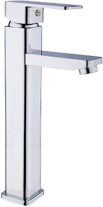 洗面用 シングルレバー 混合水栓 手洗いボウル用 立水栓 ロング水栓 洗面台 手洗い鉢 トール水栓 SK7