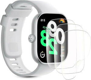 3���Z�b�gXiaomi Redmi Watch4 �t�B���� �_�炩��TPU�f�� �����C�� �ȒP�ȓ\��t���� �V���I�~ �X�}�[�g�E�H�b�` TPU�ی�t�B���� �C�A�[�� �����x �w��h�~ ���t���ȒP �P�[�X�Ɗ����� �Ή�