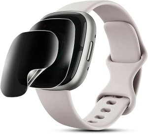 2���Z�b�gFitbit Versa 4/Sense �p �`�����h�~�t�B�����_�炩��TPU�f�� 24���Ԏ����C���Z�p�Ή� Versa4 Sense2 �ی�K���X�t�B�����C���X�g�[���c�[���t�������h�~ �����ߗ� �\��t���ȒP �_�TPU��
