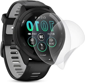 2�� �A���`�O���AFor GARMIN �K�[�~��Forerunner 265 �t�B���� Music �ی�t�B���� TPU�f�� �T���T�� �^�b�`�� ���˖h�~ �����h�~ �C�A���X ����S�n �L�Y�C�� �w��h�~ (VEV-VNB-0628)