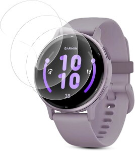 3���Z�b�gGARMIN �K�[�~��vivoactive 5 �t�B���� �_�炩��TPU�f�� �����C�� �ȒP�ȓ\��t���� TPU�ی�t�B���� �C�A�[�� �����x �w��h�~ ���t���ȒP �P�[�X�Ɗ����� �Ή� (VEV-VNB-0653)