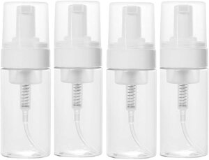 泡ポンプボトル 泡ボトル ディスペンサー 詰め替え容器 100ml 4本 フォームポンプボトル 透明フォームポンプボトル