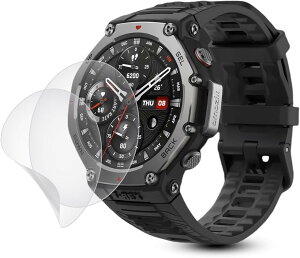 2�� �A���`�O���AFor Amazfit T-Rex 3 �t�B���� t-rex3 �ی�t�B���� TPU�f�� �T���T�� �^�b�`�� ���˖h�~ �����h�~ �C�A���X ����S�n �L�Y�C�� �w��h�~ �S�ʕی� TPU�t�B���� (VEV-VNB-0643)