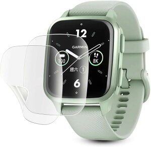 2�� �A���`�O���AFor GARMIN �K�[�~�� Venu Sq 2/Venu Music �t�B���� �ی�t�B���� TPU�f�� �T���T�� �^�b�`�� ���˖h�~ �����h�~ �C�A���X ����S�n �L�Y�C�� �w��h�~ (VEV-VNB-0605)