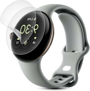 2�� �A���`�O���AGoogle Pixel Watch 3 202445mm�p �t�B���� �O�[�O���s�N�Z��Watch3 �ی�t�B���� TPU�f�� �T���T�� �^�b�`�� ���˖h�~ �����h�~ �C�A���X ����S�n (VEV-VNB-0613)