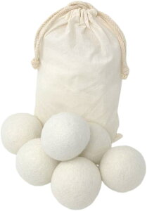 ドライヤーボール 乾燥機 ウールボール 7cm 6個セット 時短 しわ防止 洗濯