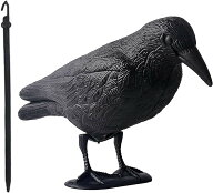 カラス除け スズメ 鳩 よけ 鳥避けグッズ 害鳥対策 ゴミ置き場 畑 農園 (ブラック, 普通)