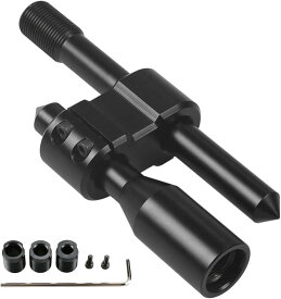 シフトノブ エクステンション 延長アダプター 調整可能 アルミ製 M18x1.5 MT車用 汎用 車・トラック ブラック ドリフト 旧車