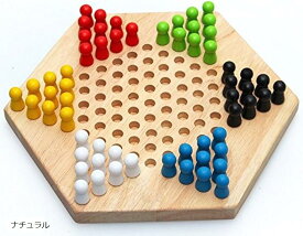 木製 六角 チェッカー ゲーム ボードゲーム 子ども 知育玩具 大人 でも楽しめる おもちゃ