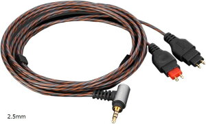 �w�b�h�z���P�[�u�� 2pin ���P�[�u�� �o�����X �����p HD650 HD600 HD580�ɑΉ� �}�C�N�Ȃ� 4�c L�^ �P������ 2.5mm