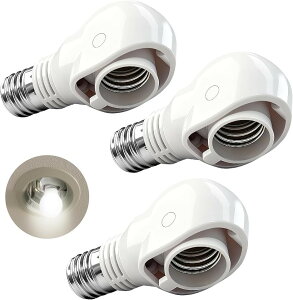 -E17 LED�d����p-�ώ��\�P�b�g-�����p-�\�P�b�g�ϊ��R���Z���g-AC 100V 1A-�z���C�g3�Z�b�g�B (�z���C�g)