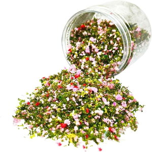 ジオラマパウダー 春 桜 ミニチュア 模型 DIY 工作 パーツ ピンク 材料 風景 緑 情景小物 ハンドクラフト