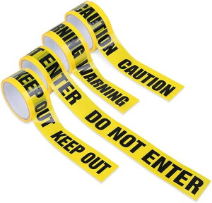�W���e�[�v �x���e�[�v 4�{�Z�b�g OPP ��4.8cm x ����25m KEEP OUT CAUTION WARNING DO NOT ENTER (�~�b�N�X)