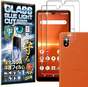 �u���[���C�g�J�b�g 93%2���{2�� RISE �K���X�t�B���� �J���� �����Y Xperia ACE III/Xperia docomo SO-53C/au SOG08/Y.mobile �p �ی�t�B����
