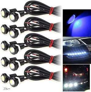  g ی^ {g^Cv ߍ LED 12v 23mm 10Zbg   u[ fCCg