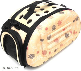 ペットキャリーバッグ 折りたたみ ケース ショルダー 肩掛ベルト付 犬 猫 小動物用 SS ベージュ 03. グレー 01. ピンク 04. SSブルー 05. SSブラック 05. M L 02. SS ベージュ