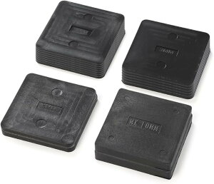 ���x���X�y�[�T�[ 66x66mm �������� 2mm 3mm 5mm 10mm �� �E�b�h�f�b�L �u���b�N 20���Z�b�g