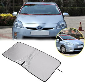 互換品新型 トヨタ プリウス 60系 2023～2024に適用 サンシェード フロントガラス 遮光フロントシェード フロントガラスサンシェード 収納ポーチ付き