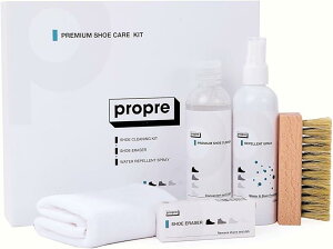 propre PREMIUM SHOE CARE KIT 5�_�Z�b�g �X�j�[�J�[ �N���[�i�[ �C���� �C�� ��� �����X�v���[ �����S�� �u���V �t��