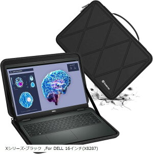 �݊��i �n�[�hEVA�ی�X���[�u�P�[�X 16�C���` DELL Precision 7680/7670 360�x�ϏՌ� X�V���[�Y-�u���b�N For DELL 16�C���`(X8287)