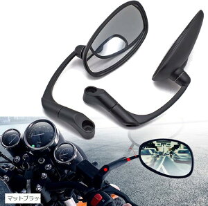 【楽天ランキング1位入賞】互換品バレンミラー バイク サイドミラー 8mm 10mm フォルツァ ドラックスター TR250 CB400SF 汎用 左右セット シルバー