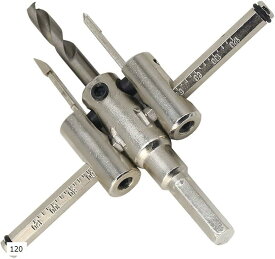 サークルカッター 自在錐 円切りカッター ドリル 六角軸 Φ10mm ドリルビットカッター 丸穴 穴あけ アクリル板 プラスチック 合板 石膏 ボード 120 300 200