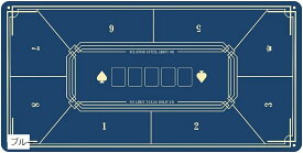 HOTQ ポーカーマット ポーカーテーブル 樹脂マット ホールデム ポーカーゴムマット 40x80x0.2cm グリーン