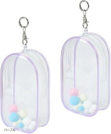 ぬいぐるみ ポーチ 2個セット 推しぬい 推し活 ぬいポーチ バッグ 持ち運び 痛バッグ 透明 人形 収納 お出かけ 綿球付き ピンク グリーン ブルー ホワイト クリア イエロー ブラック パープル