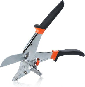 モールカッター プラスチックカッター プラスチックモール アングルハサミ 木工用ラチェットマイター鋏 マルチアングルマイターカッター 配線モール ユニバーサルカッター 角度カッター