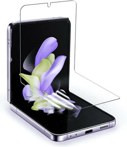 1�� �A���`�O���A���w��F�ؑΉ�Galaxy Z Flip4/Flip3 5G �t�B���� SC-54C/SCG17 �ی�t�B���� TPU�f�� 3D�݌v �T���T�� �^�b�`�� ���˖h�~ �����h�~ �C�A���X ����S�n �L�Y�C��