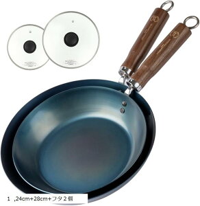 �ꗬ�V�F�t���F�߂� �S�t���C�p�� ���X�g�����e �o���b�N �g�E�L���E �R���{���[�V���� IH�Ή� �y�� �V�[�Y�j���O�s�v �������ȒP 1 20cm+26cm