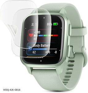 �A���`�O���A �t�B���� 2���Z�b�g�Ή� GARMIN �K�[�~�� Venu Sq 2/Venu Music �ی�t�B���� �� TPU�f�� for Music�ی�t�B���� �Ή��t�B����
