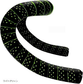 【楽天ランキング1位入賞】自転車 バーテープ ドロップ ハンドル ロードバイク エンドキャップ付き 左右セット ツートンカラー ライトグリーン