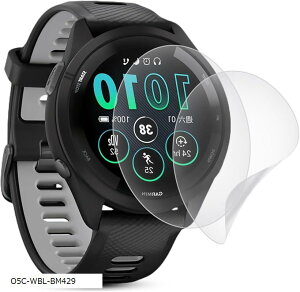 iA`OA tB2ZbgΉ GARMIN K[~Forerunner 265یtB 265tB ˒ጸ/TPUf/ȒP\t/Sʕی/hCA/hw/XNb`h~/for Music tیtB