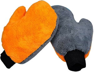 ��ԃO���[�u �}�C�N���t�@�C�o�[ �z�R����� �J�[�E�H�b�V�� �����Ȃ� �^�I��2�� �Z�b�g