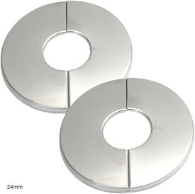 配管カバープレート ドーナツ形 パイプ装飾カバー 蛇口カバープレート エスカッションプレート 水道管 蛇口装飾カバー エスカッションリング 配管パーツ 2枚セット 28mm 35mm 42mm 52mm 24mm