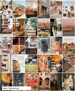 yyVLO1ʓ܁z|XgJ[h 30Zbg k CeA   ؍ G ~j|X^[ CO i bZ[WJ[h Retro Vibrant Vogue