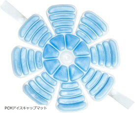 PCMアイスキャップマット頭部冷却 頭皮冷却 熱中症対策 再利用 グッズ 保冷 暑さ対策 氷のう 猛暑対策 氷枕 発熱対策 日語説明書 シール付属