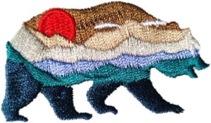 ワッペン アイロン アップリケ アウトドア キャンプ 小さい おしゃれ 大人 刺繍 衣類飾り DIY 手芸 男女兼用