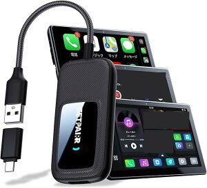CarPlay AI Box ���C�����XCarPlay Android Auto�Ή� 12�Ɨ��V�X�e�� 3 in �{�b�N�X 4GB+32GB Wi-Fi 6 �ԂȂ� ���掋���\ FOTA�A�b�v�f�[�g