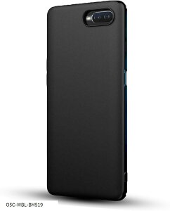 OPPO Reno Aケース ブラック 用の保護ケース TPU 傷防止 軽量 柔軟 薄型 耐衝撃 携帯便利 全面保護 Aスマホ マットブラック