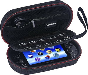 PS Vita PS1000 2000 PSP3000�ƃA�N�Z�T���[�p �X�g���[�W�P�[�X P100 7.8x 4.4x 2.4 �C���` (Black)