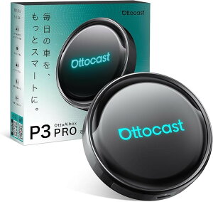 ����Ottocast P3 Pro �I�b�g�L���X�g OttoAibox �ŐV 8GB�{128GB Android 13 CarPlay �A�_�v�^�[ ���掋���\ HDMI�o�͒[�q���� ���C�����XCarPlay/Android