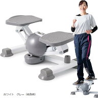 医師監修くびれステッパー 静音設計 運動器具 ウォーキングマシン 有酸素運動 高齢者向け 運動初心者向け…