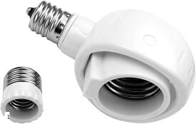 【楽天ランキング1位入賞】くみあわせがたE26＞E26 E17＞E17変換ソケット 可動 角度の可変式ソケット LED電球専用 斜め付けダウンライトに直下方向に取付可能 センサーが十分に展示されていて 2 3 1