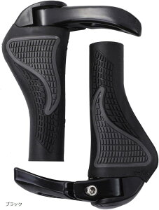 自転車 ハンドルグリップ 22.2mm クロスバイク ブラック